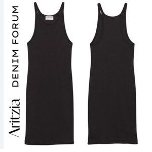 NWT denim forum tank black dress